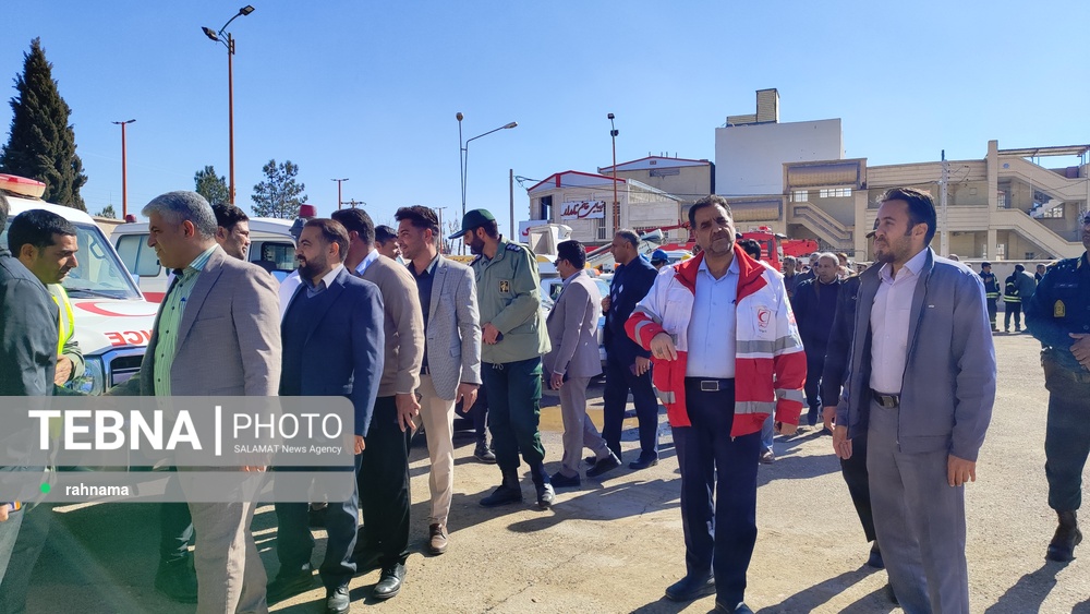 مانور بزرگ ایمنی در برابر زلزله شهرستان سیرجان
