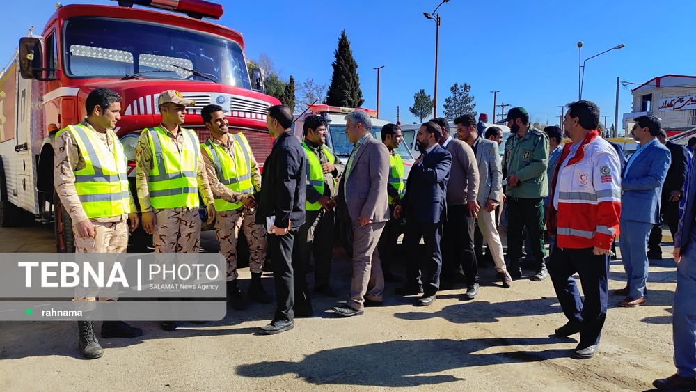 مانور بزرگ ایمنی در برابر زلزله شهرستان سیرجان