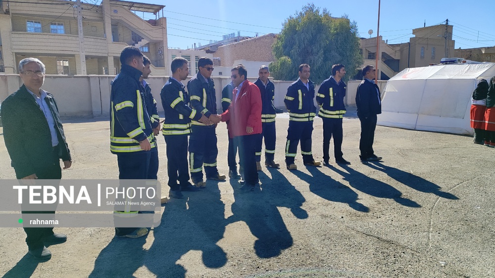 مانور بزرگ ایمنی در برابر زلزله شهرستان سیرجان