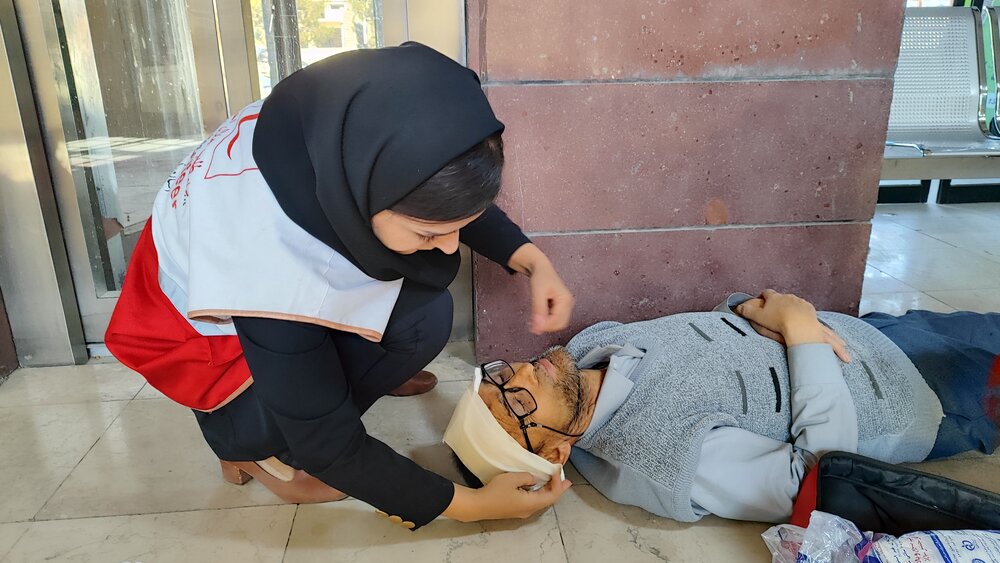 مانور بزرگ ایمنی در برابر زلزله شهرستان سیرجان