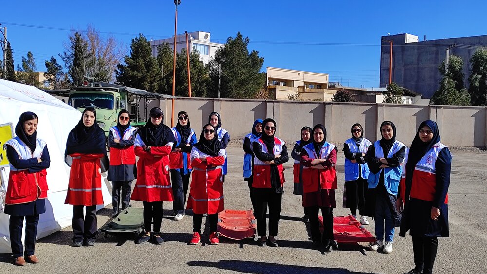 مانور بزرگ ایمنی در برابر زلزله شهرستان سیرجان