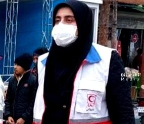 شهادت بانوی امدادگر هلال احمر در حادثه گلزار شهدای کرمان