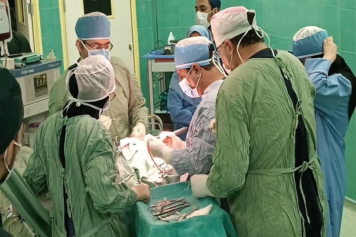 عمل جراحی مغز کودک زیر یک سال در بیرجند انجام شد