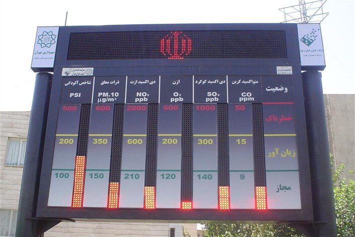 راه اندازی ۵۲ ایستگاه پایش آلودگی هوا تحت نظارت وزارت بهداشت