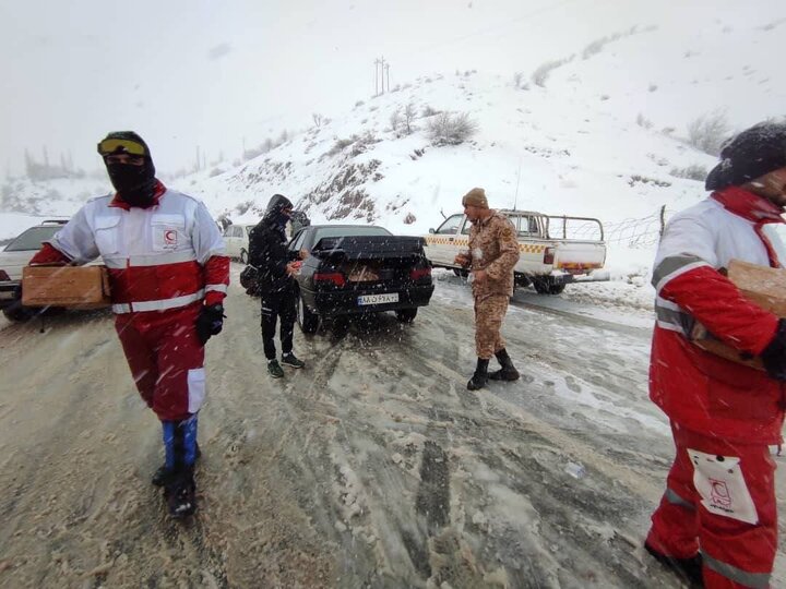 امدادرسانی به ۳ هزار حادثه‌دیده در برف و کولاک خراسان شمالی