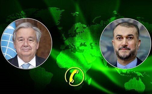گوترش و امیرعبداللهیان درباره منطقه و دریای سرخ گفتگو کردند