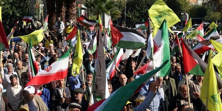 حمایت فارسی ها از مردم غزه در «جمعه‌های خشم»