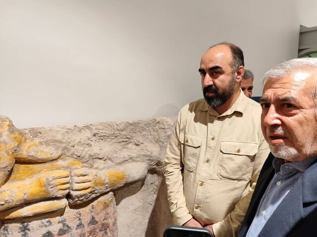 رونمایی از ماکت نقش برجسته محوطه باستانی کنارصندل جیرفت