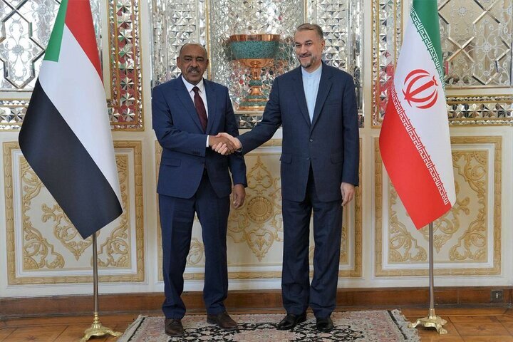 وزرای خارجه ایران و سودان دیدار و گفت‌وگو کردند
