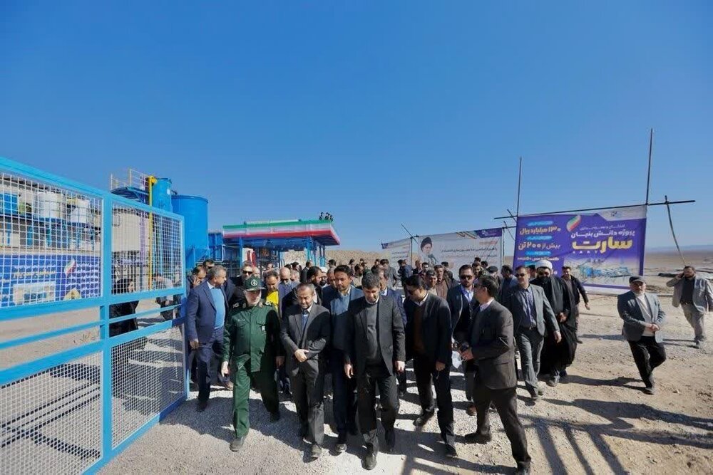 کلنگ کارخانه فلوتاسیون بزرگترین واحد استحصال طلای شرق کشور به زمین زده شد