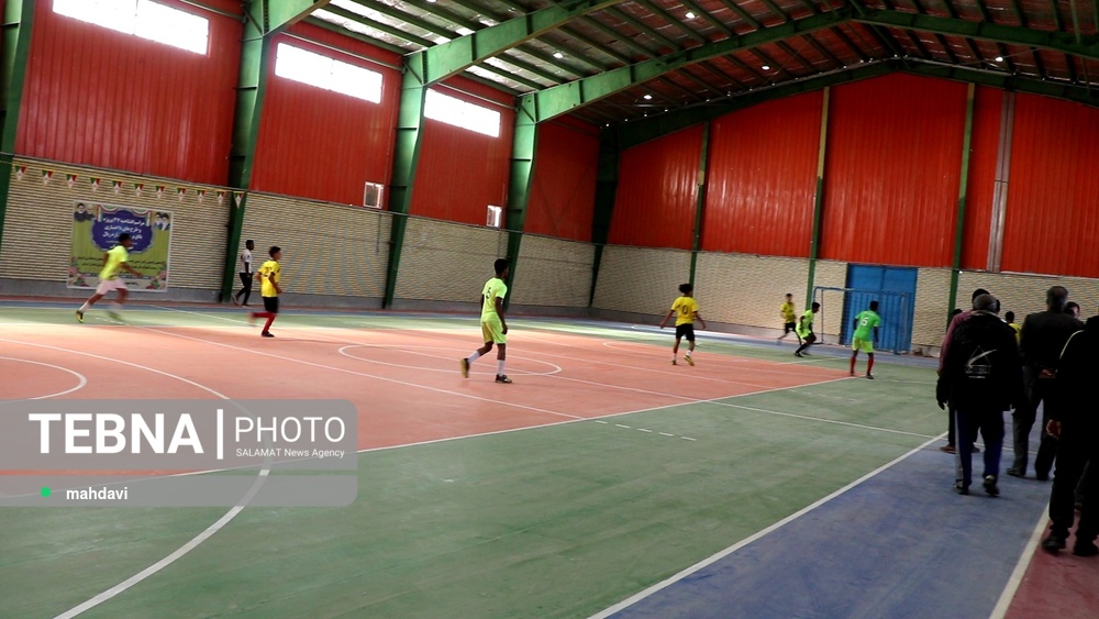افتتاح سالن ورزشی شهرستان گنبکی