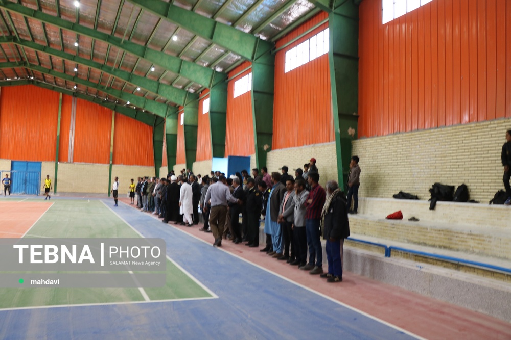افتتاح سالن ورزشی شهرستان گنبکی
