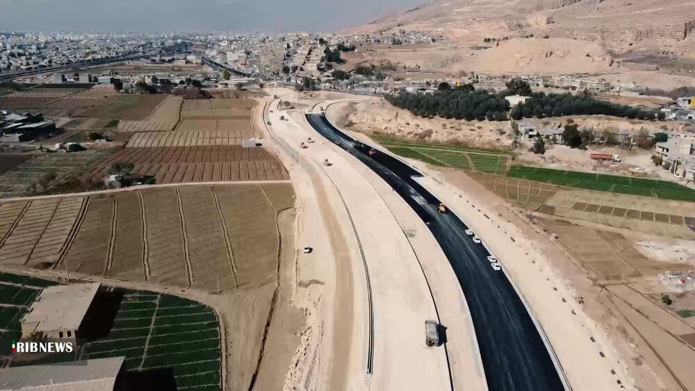 بهره برداری از بزرگراه شهید استوار در شیراز