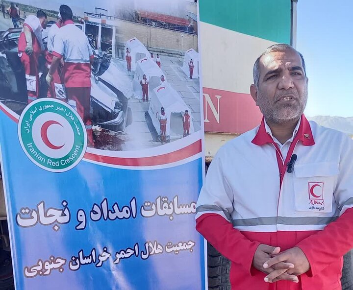 رقابت 12 تیم امدادی در مسابقات امداد و نجات هلال احمر خراسان جنوبی