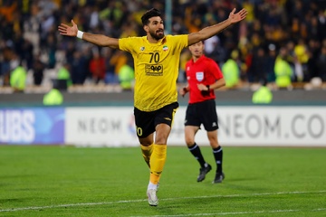 سپاهان 9 - 0 آلمالیق ازبکستان