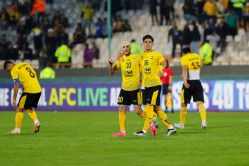 سپاهان 9 - 0 آلمالیق ازبکستان