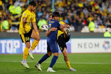 سپاهان 9 - 0 آلمالیق ازبکستان