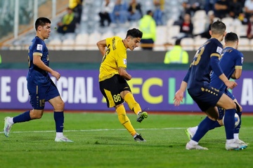 سپاهان 9 - 0 آلمالیق ازبکستان