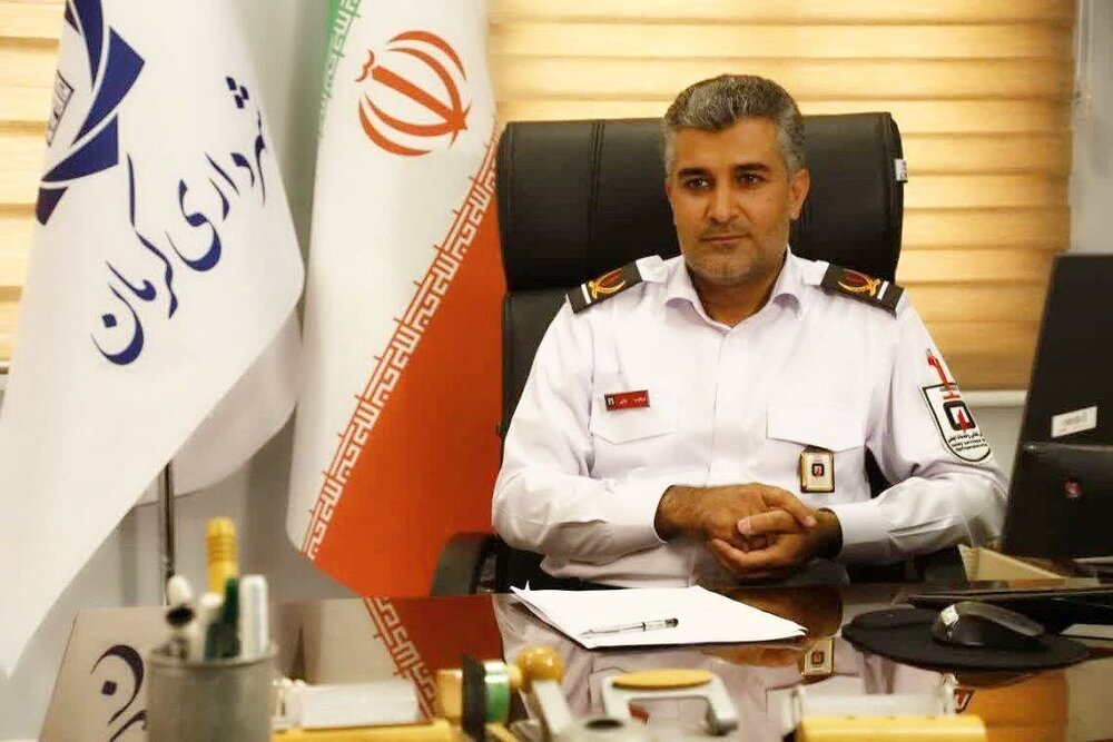 آماده باش تیمهای عملیاتی آتش نشانی کرمان