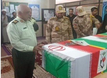 وداع با کبوتر خونین بال مدافع امنیت در جنوب کرمان