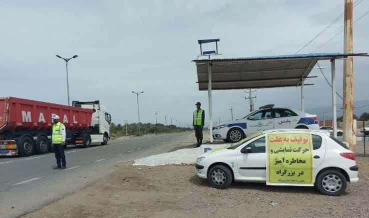 توقیف ساعتی بیش از ۲ هزار خودرو از ابتدای طرح نوروزی در استان کرمان