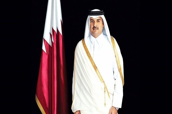 امیر قطر برای شرکت در مراسم ادای احترام به شهیدان خدمت وارد تهران شد 