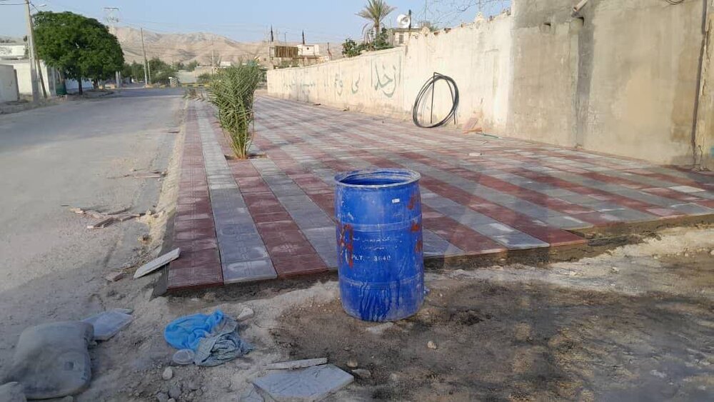 آغاز عملیات اجرایی پروژه های عمرانی اماکن شهری چاهورز شهرستان لامِرد