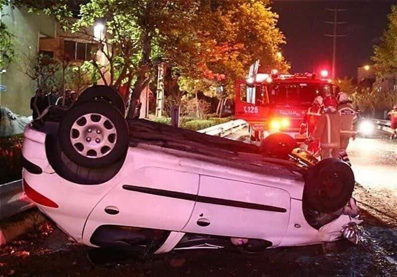 تصادف در بلوار جمهوری کرمان، دو کشته بر جای گذاشت