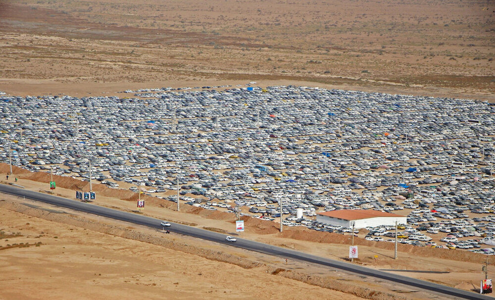 پارک ۶۲۰۰ خودرو در پارکینگ اربعین