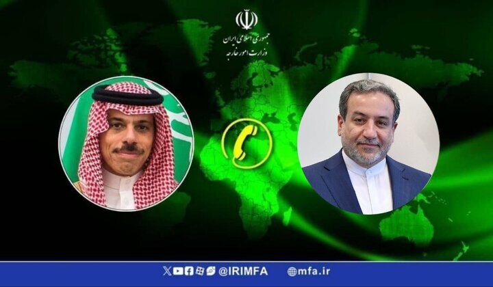 گفتوگوی تلفنی عراقچی با وزیر امور خارجه عربستان سعودی گفتوگوی تلفنی عراقچی با وزیر امور خارجه عربستان سعودی