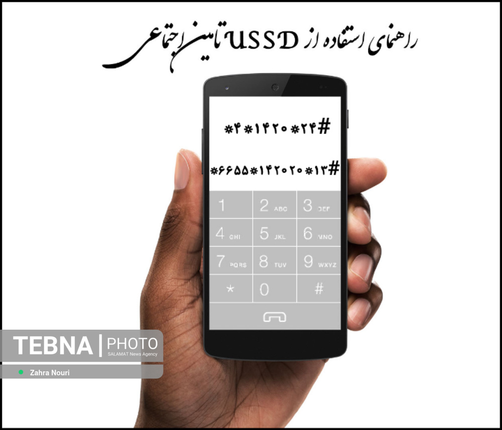 اختصاص ۶۰ درصد ظرفیت پذیرش مراکز درمانی از طریق کد دستوری USSD+ روش دریافت نوبت غیرحضوری