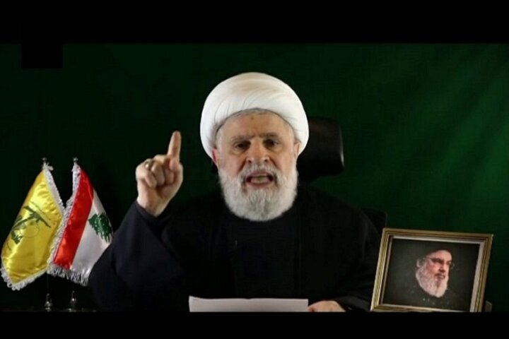 وحشت صهیونیستها از سخنرانی «نعیم قاسم» به سبک شهید «سیدحسن نصرالله» وحشت صهیونیستها از سخنرانی «نعیم قاسم» به سبک شهید «سیدحسن نصرالله»