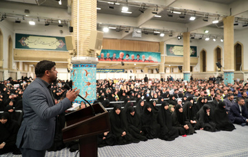 دیدار جمعی از خانواده‌های شهدای مدافع حرم و مقاومت بارهبرمعظم انقلاب