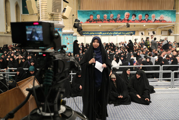 دیدار جمعی از خانواده‌های شهدای مدافع حرم و مقاومت بارهبرمعظم انقلاب