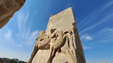 تخت جمشید ازعجایب معماری ایران باستان