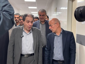 گزارش تصویری / بازدید مهندس موهبتی معاون وزیر بهداشت، درمان و علوم پزشکی از بیمارستان گله دار استان فارس