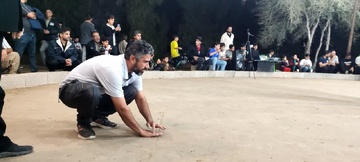 گزارش تصویری / افتتاح لیگ بازی محلی هِل (تیله) در شهرستان لامِرد