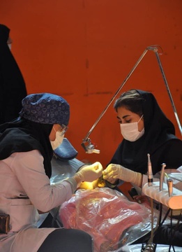 ارائه خدمات رایگان تیم جهادی داندانپزشکی در لامِرد