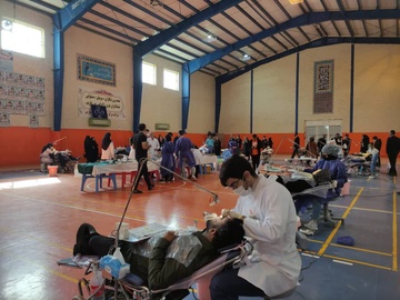ارائه خدمات رایگان تیم جهادی داندانپزشکی در لامِرد