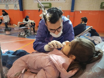 ارائه خدمات رایگان تیم جهادی داندانپزشکی در لامِرد