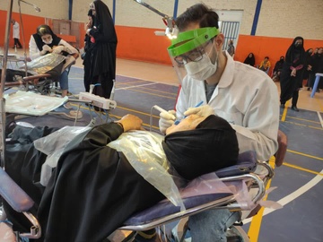 ارائه خدمات رایگان تیم جهادی داندانپزشکی در لامِرد