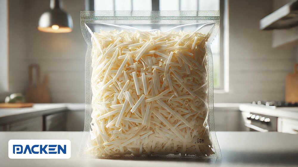 بسته بندی اتمسفر اصلاح شده پنیر موزارلا