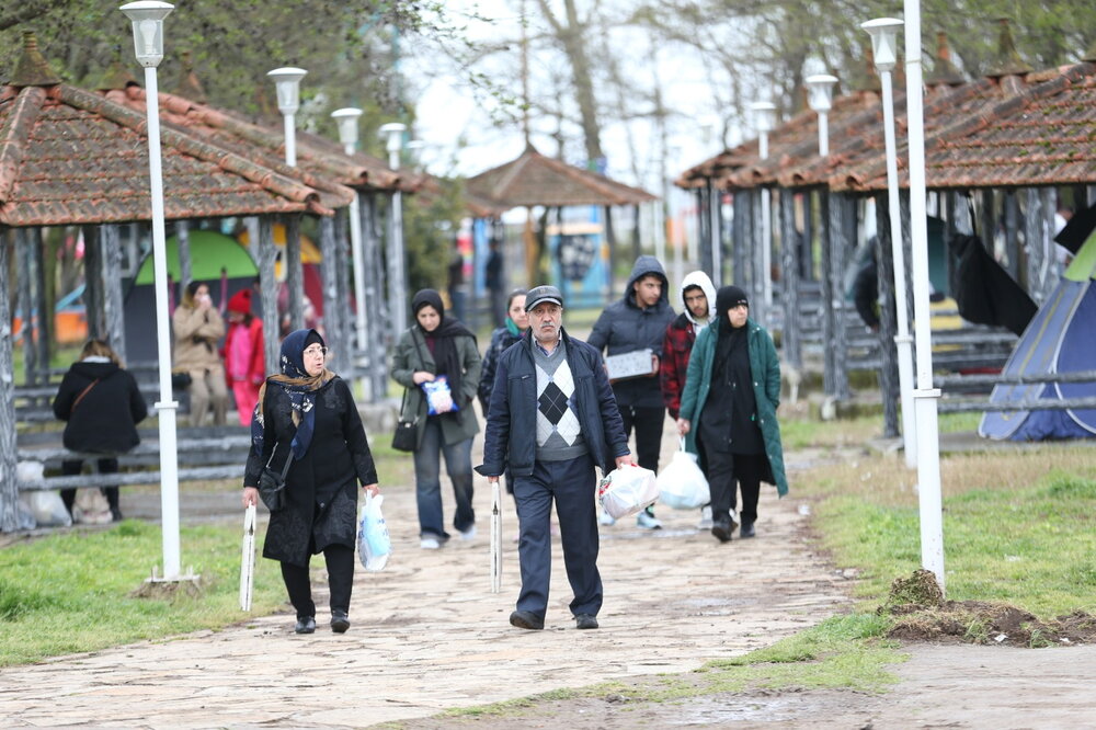 گزارش تصویری حضور گردشگران نوروزی در منطقه آزاد انزلی