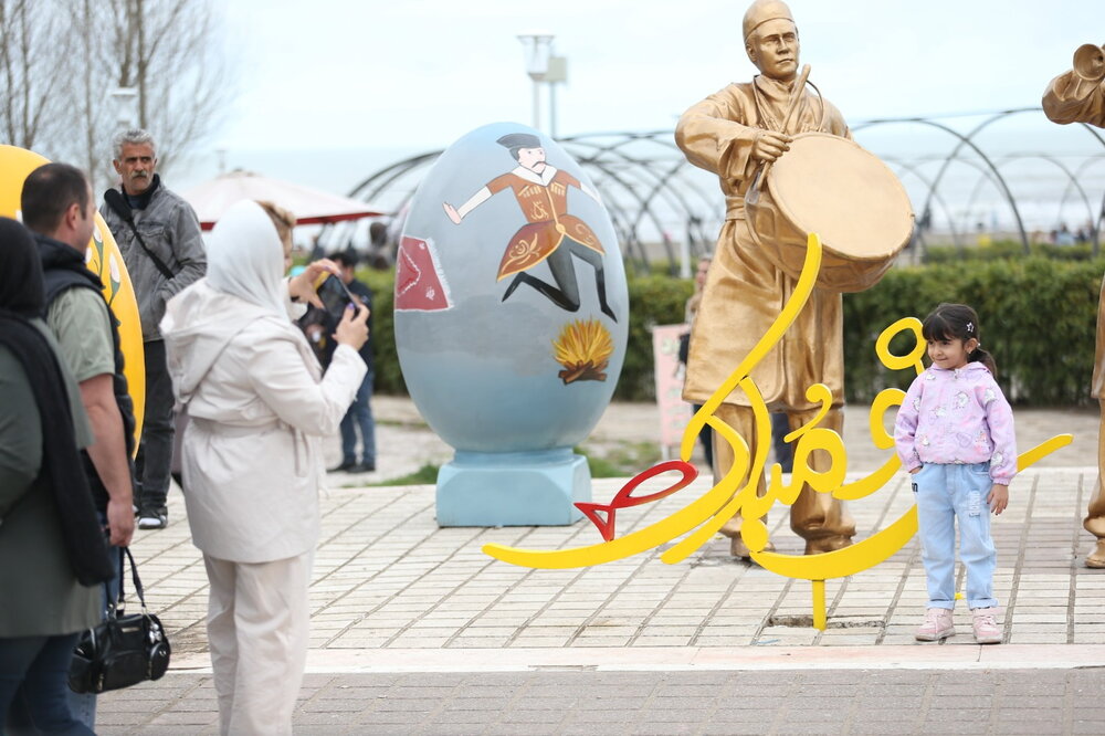 گزارش تصویری حضور گردشگران نوروزی در منطقه آزاد انزلی