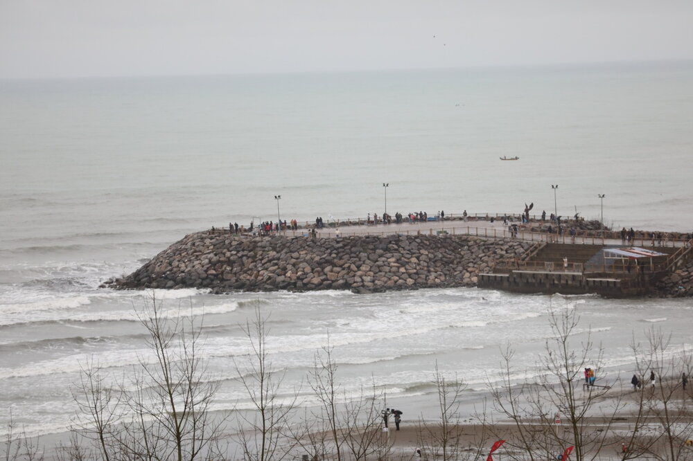 گزارش تصویری حضور گردشگران نوروزی در منطقه آزاد انزلی