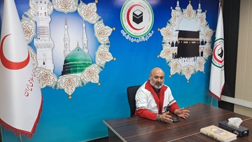 اعزام  اولین گروه درمانی مرکزپزشکی حج و زیارت هلال احمر به عربستان