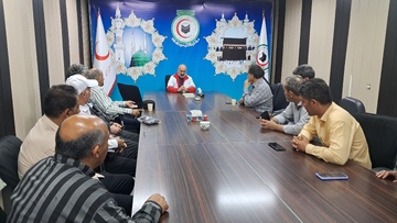 اعزام  اولین گروه درمانی مرکزپزشکی حج و زیارت هلال احمر به عربستان