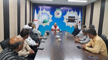 اعزام  اولین گروه درمانی مرکزپزشکی حج و زیارت هلال احمر به عربستان