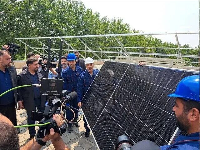 ۳۰ درصد برق نهاد ریاست‌جمهوری از خورشید تأمین می‌شود