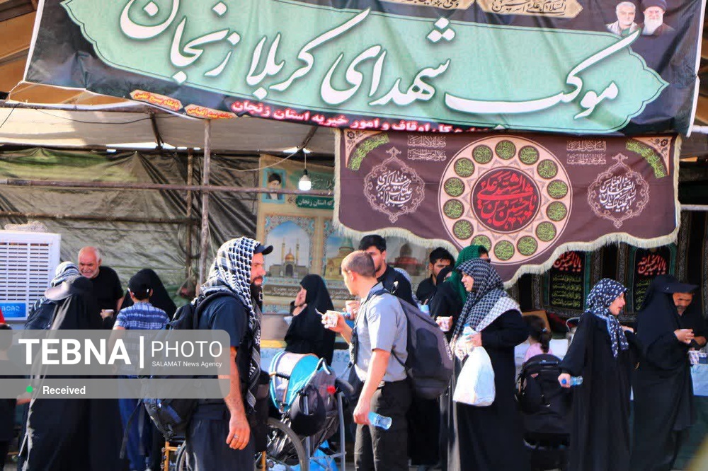 استقرار مواکب زنجان در سامرا و مرز خسروی در ایام اربعین حسینی استقرار مواکب زنجان در سامرا و مرز خسروی در ایام اربعین حسینی